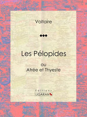 cover image of Les Pélopides